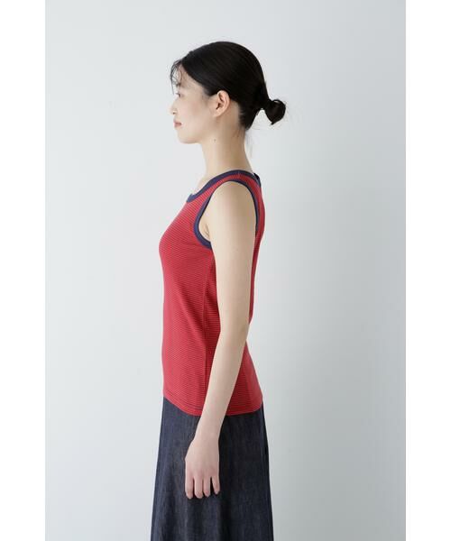 human woman / ヒューマンウーマン カットソー | ◆リブタンクトップ | 詳細9