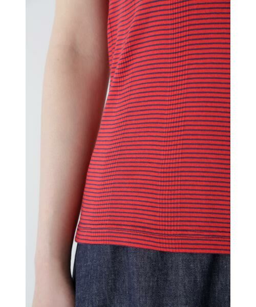 human woman / ヒューマンウーマン カットソー | ◆リブタンクトップ | 詳細13