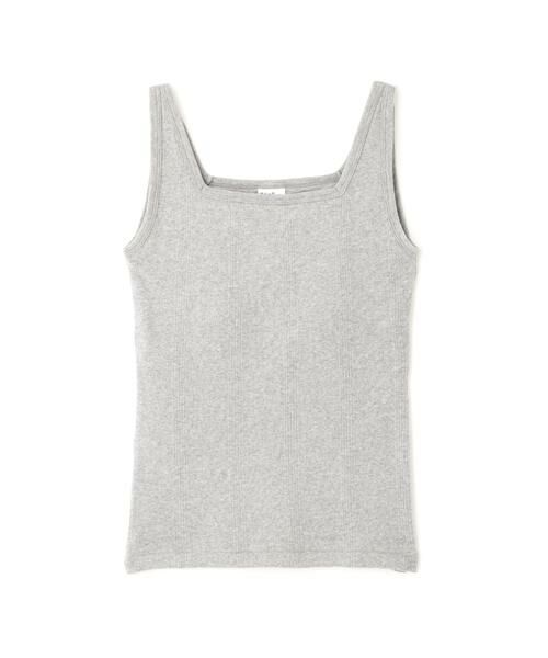 human woman / ヒューマンウーマン カットソー | ◆カップ付きスクエアタンクトップ | 詳細1