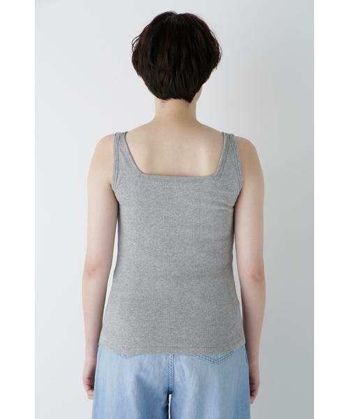 human woman / ヒューマンウーマン カットソー | ◆カップ付きスクエアタンクトップ | 詳細5