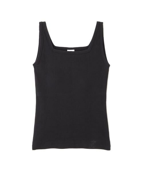 human woman / ヒューマンウーマン カットソー | ◆カップ付きスクエアタンクトップ | 詳細9