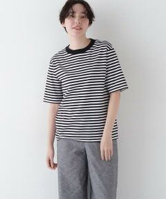 human woman / ヒューマンウーマン カットソー | ◆ゼロロックボーダーＴシャツ