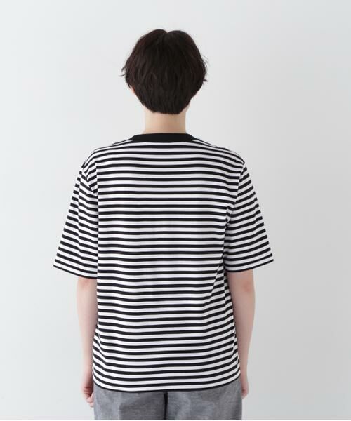 human woman / ヒューマンウーマン カットソー | ◆ゼロロックボーダーＴシャツ | 詳細6