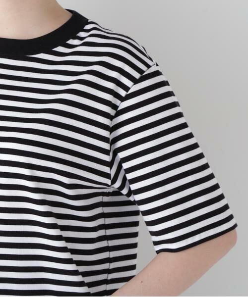 human woman / ヒューマンウーマン カットソー | ◆ゼロロックボーダーＴシャツ | 詳細8