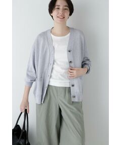 human woman / ヒューマンウーマン ニット・セーター | ◆ペーパーヤーンミドル丈カーディガン