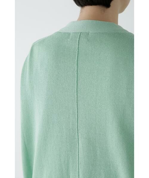 human woman / ヒューマンウーマン ニット・セーター | ◆ペーパーヤーンミドル丈カーディガン | 詳細11