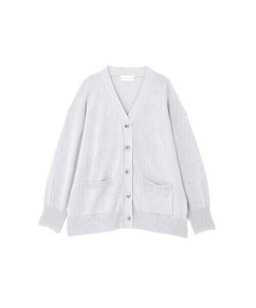 human woman / ヒューマンウーマン ニット・セーター | ◆ペーパーヤーンミドル丈カーディガン | 詳細18