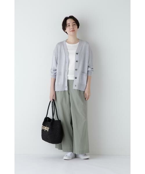 human woman / ヒューマンウーマン ニット・セーター | ◆ペーパーヤーンミドル丈カーディガン | 詳細19