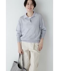 human woman / ヒューマンウーマン ニット・セーター | ◆ペーパーヤーンセーラーカラートップス