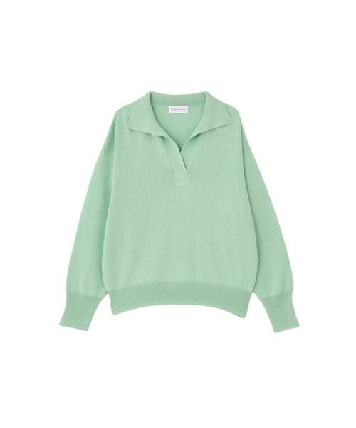 human woman / ヒューマンウーマン ニット・セーター | ◆ペーパーヤーンセーラーカラートップス | 詳細1