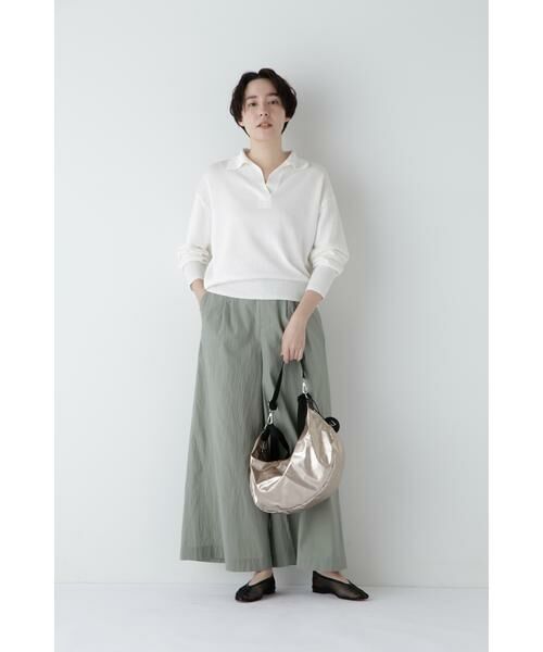 human woman / ヒューマンウーマン ニット・セーター | ◆ペーパーヤーンセーラーカラートップス | 詳細8