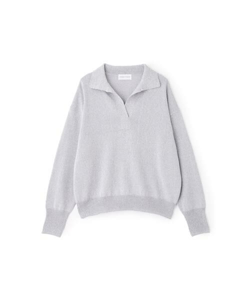 human woman / ヒューマンウーマン ニット・セーター | ◆ペーパーヤーンセーラーカラートップス | 詳細12