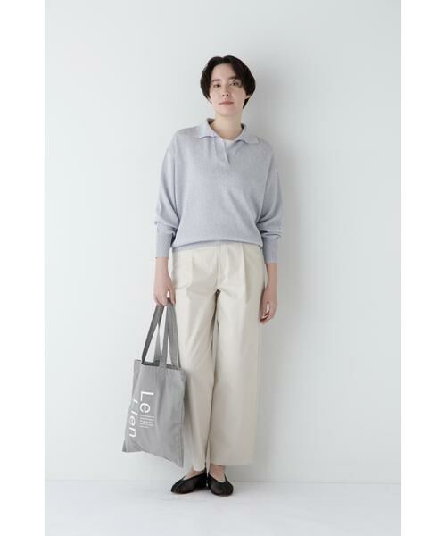 human woman / ヒューマンウーマン ニット・セーター | ◆ペーパーヤーンセーラーカラートップス | 詳細13