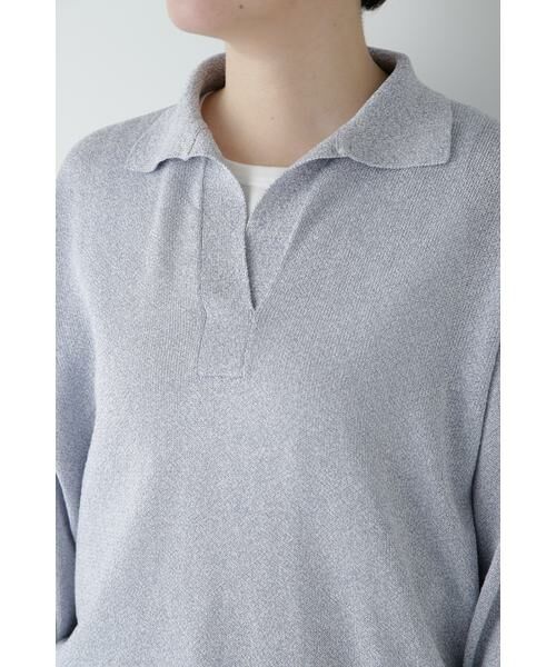 human woman / ヒューマンウーマン ニット・セーター | ◆ペーパーヤーンセーラーカラートップス | 詳細17