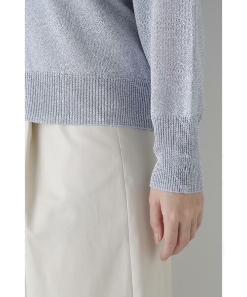 human woman / ヒューマンウーマン ニット・セーター | ◆ペーパーヤーンセーラーカラートップス | 詳細19