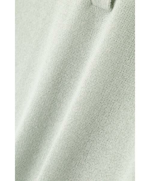 human woman / ヒューマンウーマン ニット・セーター | 【ウォッシャブル】ペーパーヤーンヘンリネックベスト | 詳細6