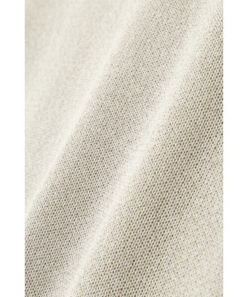 human woman / ヒューマンウーマン ニット・セーター | 【ウォッシャブル】ペーパーヤーンヘンリネックベスト | 詳細23