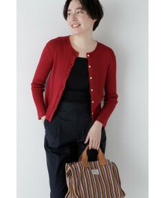 human woman / ヒューマンウーマン ニット・セーター | ◆コットン混ＵＶカットクルーカーディガン