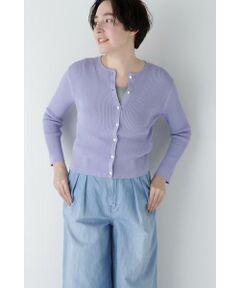 human woman / ヒューマンウーマン ニット・セーター | ◆コットン混ＵＶカットクルーカーディガン