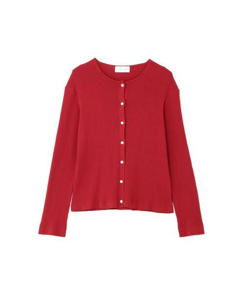human woman / ヒューマンウーマン ニット・セーター | ◆コットン混ＵＶカットクルーカーディガン | 詳細1