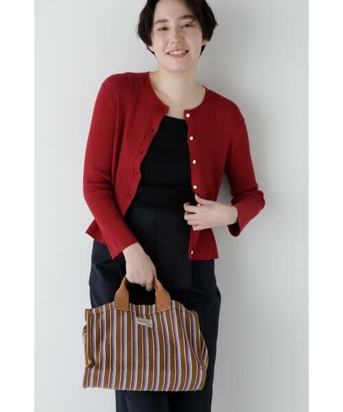human woman / ヒューマンウーマン ニット・セーター | ◆コットン混ＵＶカットクルーカーディガン | 詳細2