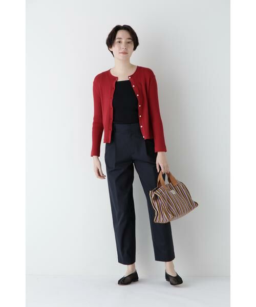human woman / ヒューマンウーマン ニット・セーター | ◆コットン混ＵＶカットクルーカーディガン | 詳細3