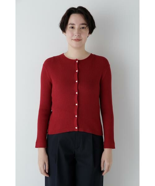 human woman / ヒューマンウーマン ニット・セーター | ◆コットン混ＵＶカットクルーカーディガン | 詳細5