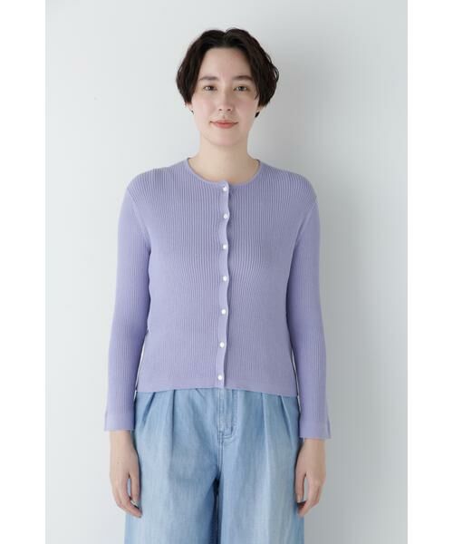 human woman / ヒューマンウーマン ニット・セーター | ◆コットン混ＵＶカットクルーカーディガン | 詳細20