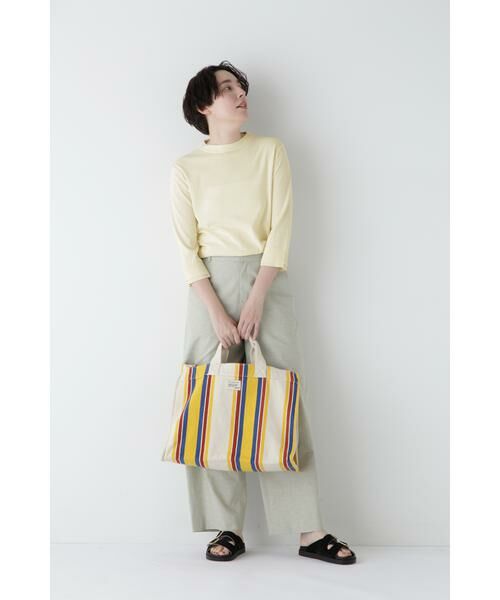 human woman / ヒューマンウーマン ニット・セーター | ◆コットン混ＵＶカットモックネックプルオーバー | 詳細3