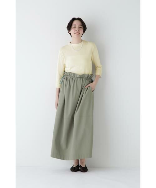 human woman / ヒューマンウーマン ニット・セーター | ◆コットン混ＵＶカットモックネックプルオーバー | 詳細4