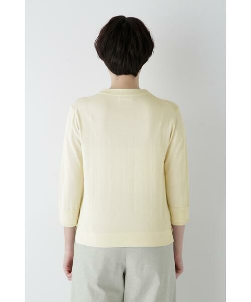 human woman / ヒューマンウーマン ニット・セーター | ◆コットン混ＵＶカットモックネックプルオーバー | 詳細6