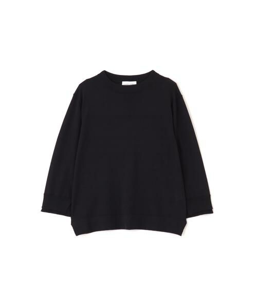 human woman / ヒューマンウーマン ニット・セーター | ◆コットン混ＵＶカットモックネックプルオーバー | 詳細8