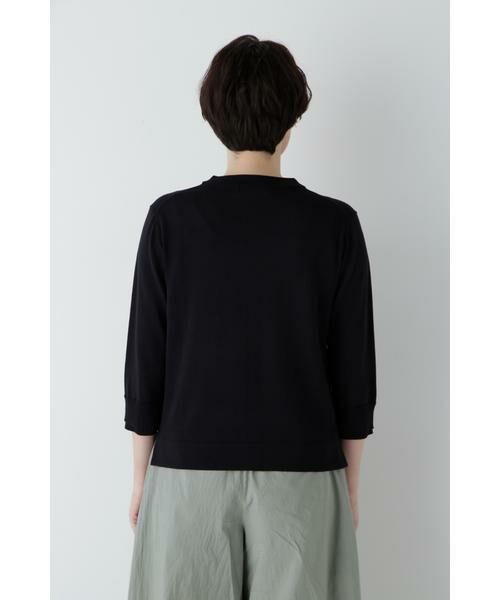 human woman / ヒューマンウーマン ニット・セーター | ◆コットン混ＵＶカットモックネックプルオーバー | 詳細11