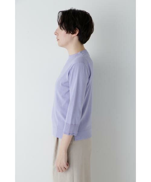 human woman / ヒューマンウーマン ニット・セーター | ◆コットン混ＵＶカットモックネックプルオーバー | 詳細16