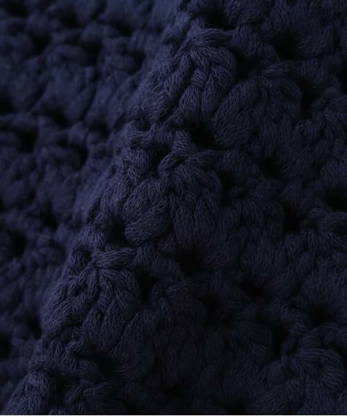 human woman / ヒューマンウーマン ニット・セーター | ◆コットンクロシェベスト | 詳細14