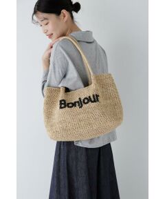 セール】 ◇Bonjourラフィアバッグ （バッグ）｜human woman