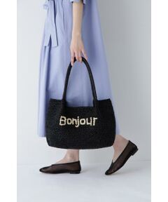 human woman / ヒューマンウーマン バッグ | ◆Bonjourラフィアバッグ