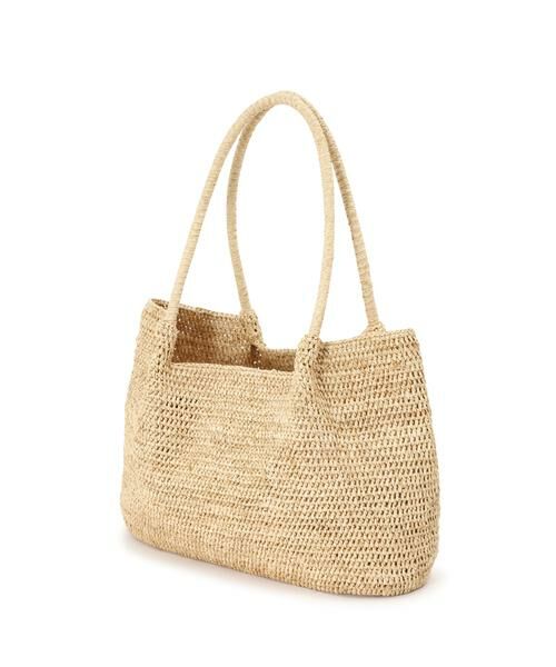 human woman / ヒューマンウーマン バッグ | ◆Bonjourラフィアバッグ | 詳細5