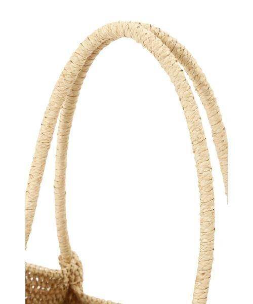 human woman / ヒューマンウーマン バッグ | ◆Bonjourラフィアバッグ | 詳細6