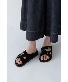 human woman / ヒューマンウーマン シューズ | ◆ダブルベルトサンダル