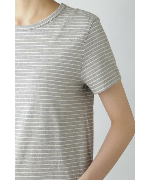 human woman / ヒューマンウーマン カットソー | ＯＴ　ラフィボーダーＴ | 詳細10