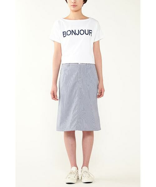 human woman / ヒューマンウーマン スカート | ミニ千鳥 | 詳細1