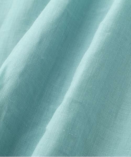 human woman / ヒューマンウーマン シャツ・ブラウス | ◆ラミーバンドカラーシャツブラウス | 詳細12