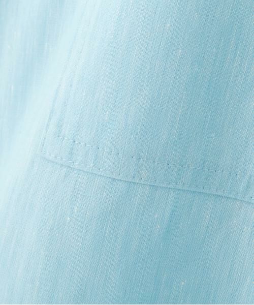 human woman / ヒューマンウーマン シャツ・ブラウス | ◆コットンリネンシャンブレーハーフスリーブボックスシャツ | 詳細11