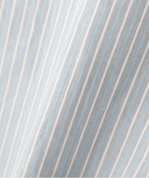 human woman / ヒューマンウーマン シャツ・ブラウス | ◆ストライプローンカレンダードルマンボザムシャツ | 詳細11