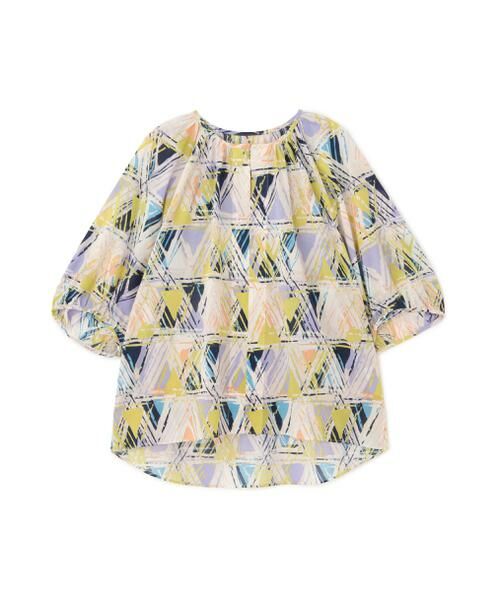 human woman / ヒューマンウーマン シャツ・ブラウス | ◆プリントギャザーブラウス | 詳細11