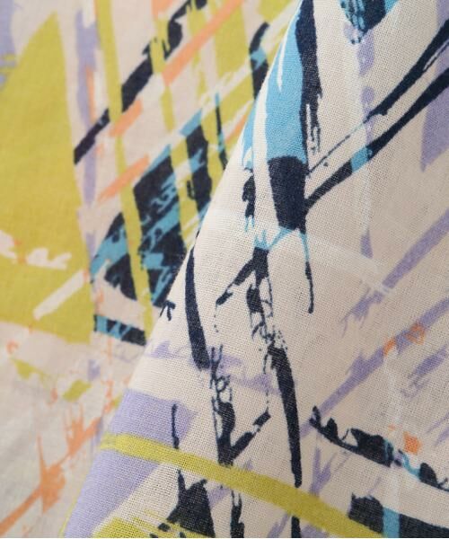 human woman / ヒューマンウーマン シャツ・ブラウス | ◆プリントギャザーブラウス | 詳細16