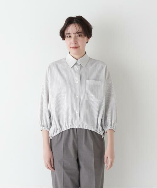 human woman / ヒューマンウーマン シャツ・ブラウス | ◆サッカーブラウス | 詳細4