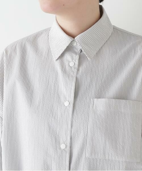 human woman / ヒューマンウーマン シャツ・ブラウス | ◆サッカーブラウス | 詳細6