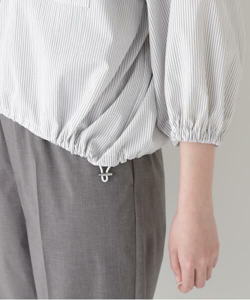 human woman / ヒューマンウーマン シャツ・ブラウス | ◆サッカーブラウス | 詳細8